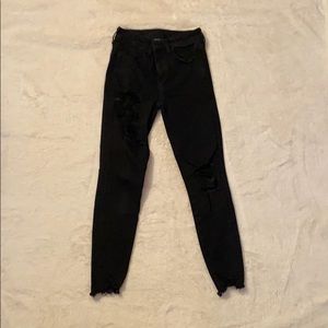 AE N(e)xt Level Stretch High Rise Black Jeans